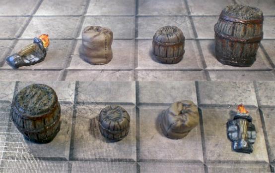 Dungeon Scenery by Modeler's Attic by Gilvan Blight