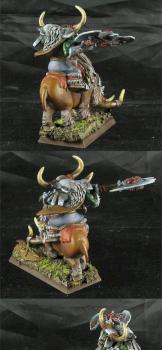 Orc boss on boar by Alxin