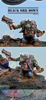 Black Ork Down by boristfrog