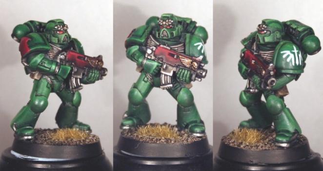 Dark Angels Marine by NatG