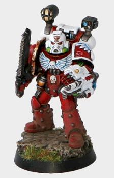 BLOOD ANGELS SANGUINARY PRIEST by Perfectus Art Studio