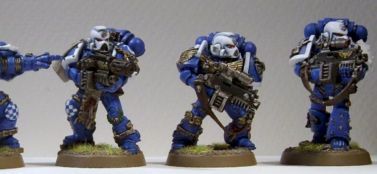 Ultramarine Sternguard Squad by JetfireUK