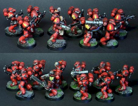 Blood Angels Tactical Squad by Addasko