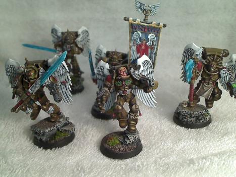 Blood Angels Sanguinary guard by Dustin09