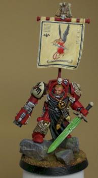 Space Marines Blood Ravens terminator captain by hakoMike