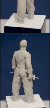 Fencing master, 19th century - green by Einion