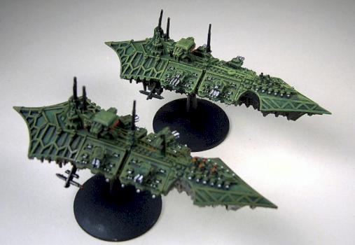 Slaughter Class Cruisers of Nurgle by CreepyBasementStudio