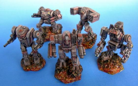 Exil Wolf Star Battlemechs by shadow cb