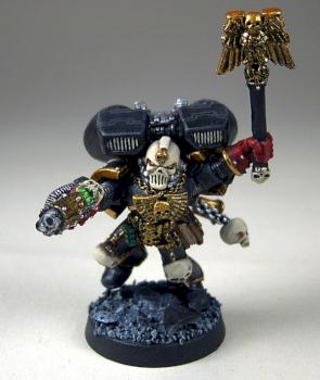 Space Marine Chaplain with Jumpack by CreepyBasementStudio