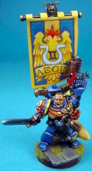 Ultramarines Master Aegis - Ultramarines 2nd Co. by raginggaijin