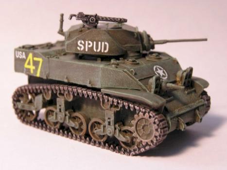 WWII US M2A1 Stuart by ekessler507