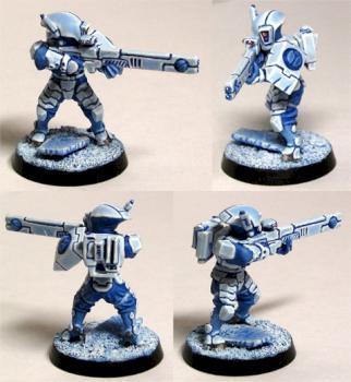 Snow Tau fire warrior by RussianKamikaze