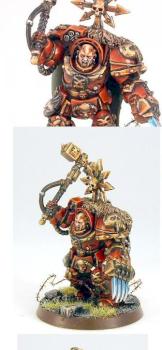 Worldeaters Chaos space marine Lord (converted) by darkartminiatures