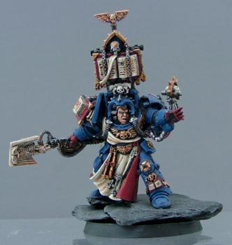 Crimson Fist Terminator Librarian. by Blacktemplar3624