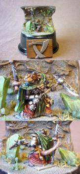 Skaven warlord diorama with LED effects by MrDracorus