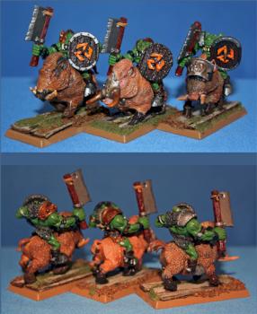 3 Orc Boar Boyz by Borikk