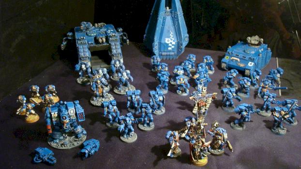 Ultramarines battle group by DioX