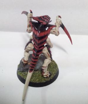 Warhammer 40K - 3 Tyranid Warrior's - Painted - Above Tabletop standard by Quality Miniatures