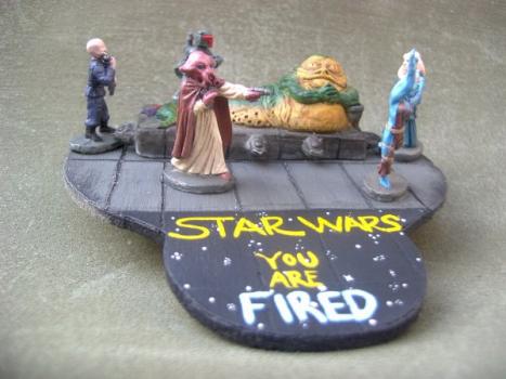 Star Wars, Your Fired (Jabba the Hutt,Bib Fortuna, Quarren, Boba Fett, Twi'lek, Bith) by ipaintminis