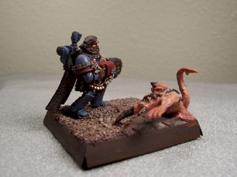 Inq with dio base 28mm by munkeyjoepaints