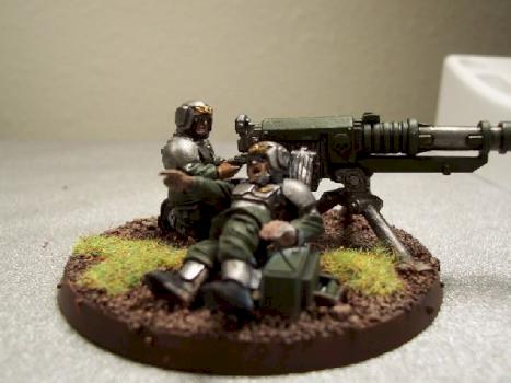 cadian lascannon LOOKOUT!!!! by munkeyjoepaints