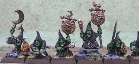 Third Night Goblin group from Skull Pass by Axeman of Lossarnach