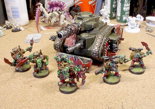 Kommandos and Looted Leman Russ by Sukigod