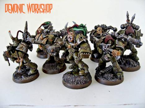 Warhammer 40k Chaos Space Marines - Nurgle Space Marine by Demonic_Workshop