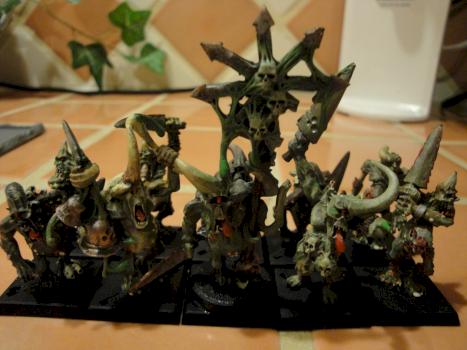 First Unit of Plaguebearers by Raught19