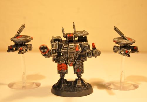 Tau XV8 Crisis Battlesuit by Monkkeystew