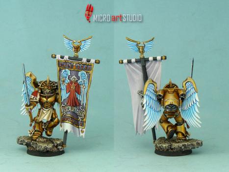 Blood Angels Sanguinary Guard by kasjopeja