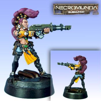 Necromunda Escher Ganger by Lord Chronos