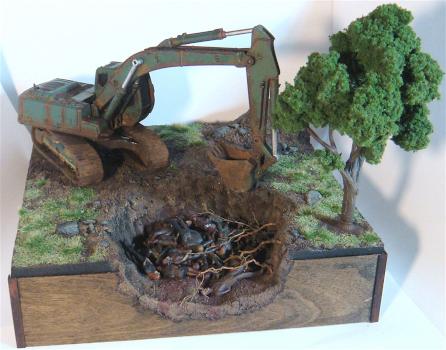 Mass Grave Diorama by Abhorsen