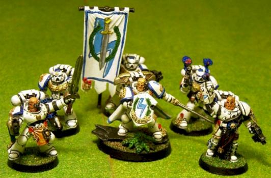 Storm Riders Space Marine Command Squad by yrdetraxe