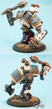 Menoth Crusader - Heavy Warjack by Gypsy