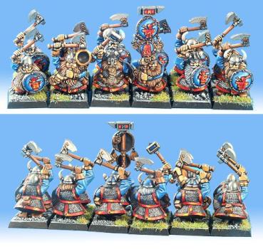 Dwarf Warriors by Rilian