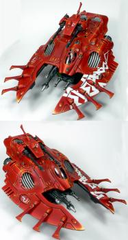 Eldar Wave Serpent with Bright Lances by Scottdsp748