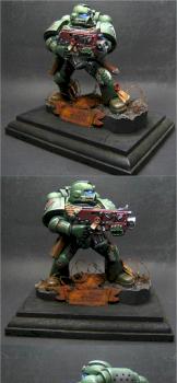 Weta Space Marine repaint by Tuffskull MKII