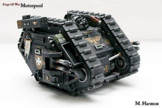 Black Templar Land Raider Mark 1 by michaelharmon