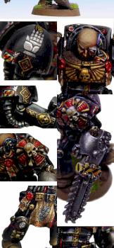 Iron hands veteran sergeant in terminator armour by Yellow one