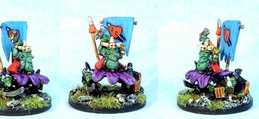 Warmaster (10mm) Goblin Hero by War Griffon