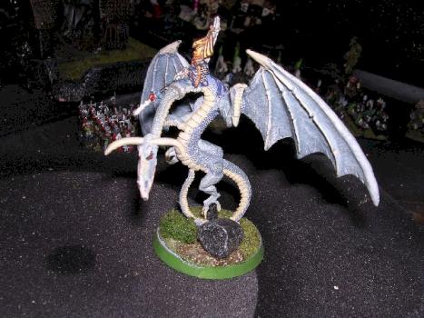 Warmaster scale HIgh Elf Dragon by RavenSong