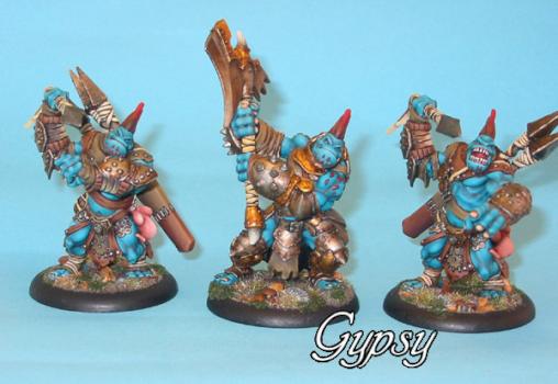 Trollbloods Light Warbeasts - Axer and Impaler by Gypsy