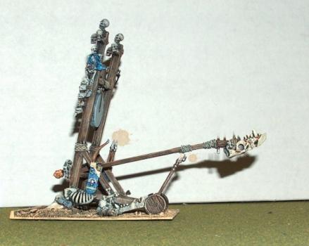 Tomb Kings Screaming Skull Catapult scratch build by spignazer