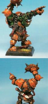 Ork Starplayer - Blood Bowl by leaxe