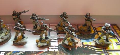 Imperial Guard Infantry Squad - Badlands scheme by Haljin