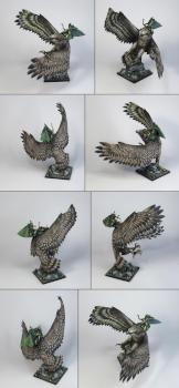 High Elf on Great Eagle from CMON by Wappellious