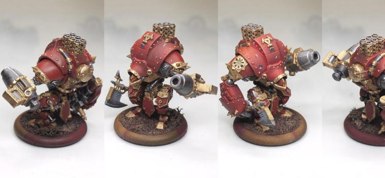 Khador Destroyer Heavy Warjack by malarz1989