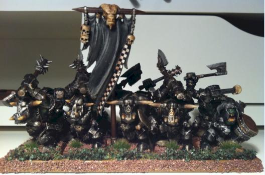 Black Orcs Command by WH40Kev