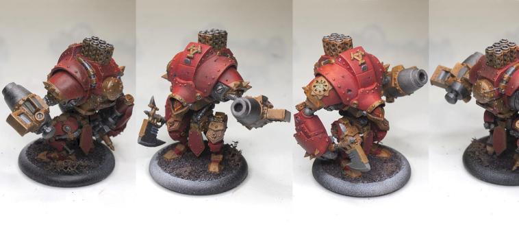 Khador Destroyer Heavy Warjack by malarz1989